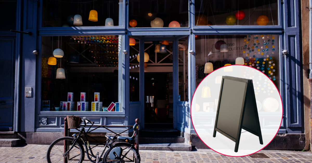 Houten Stoepbord - model duplo - Afbeelding 6