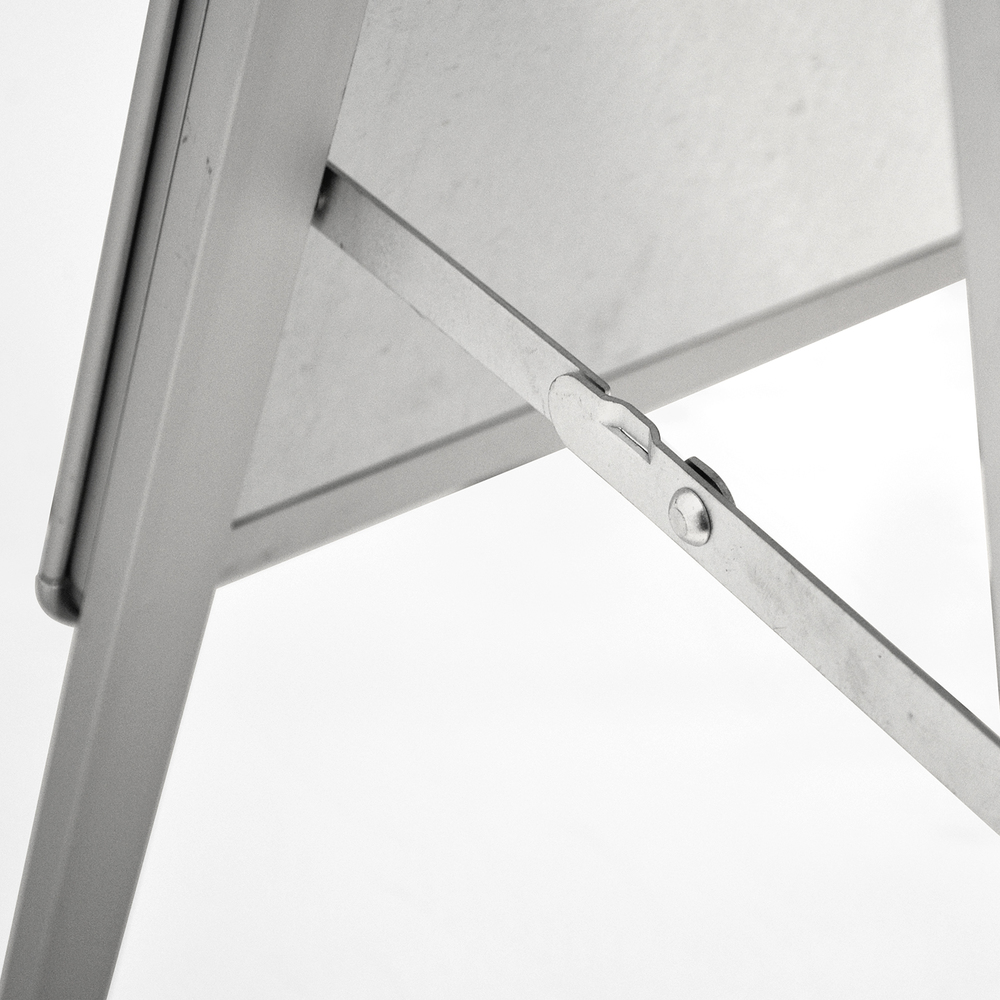 Aluminium stoepbord - Zilver - Afbeelding 4