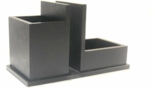 Tafelorganizer - Donkerkleurig hout