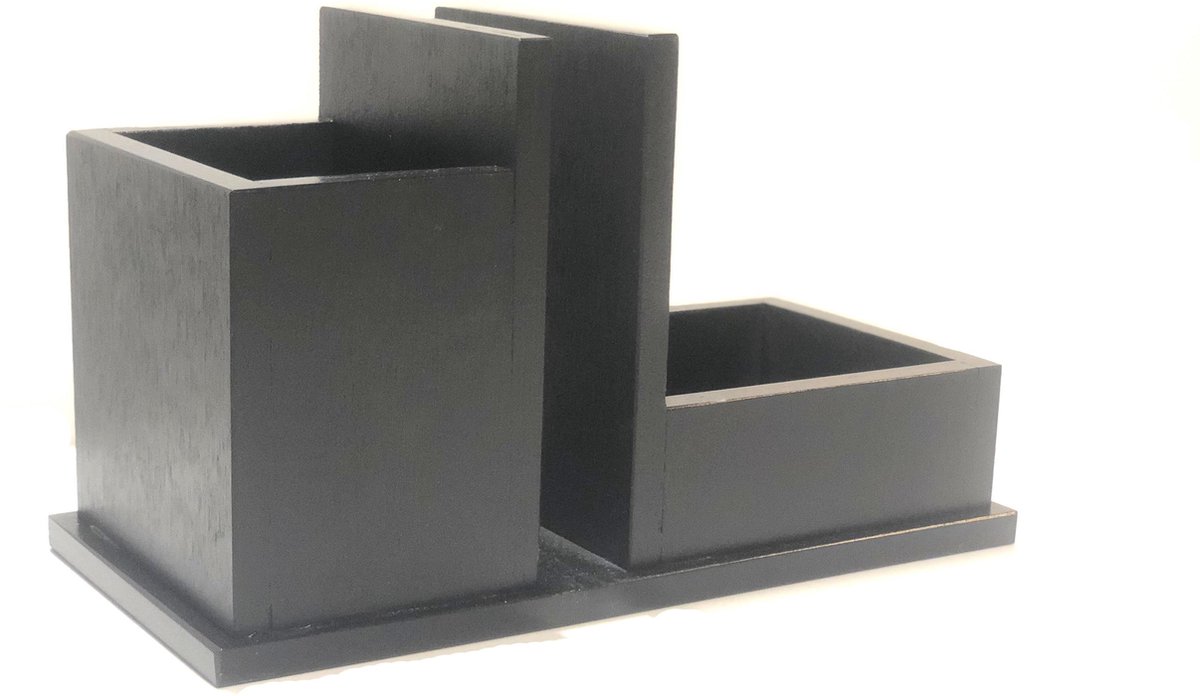 Tafelorganizer - Donkerkleurig hout