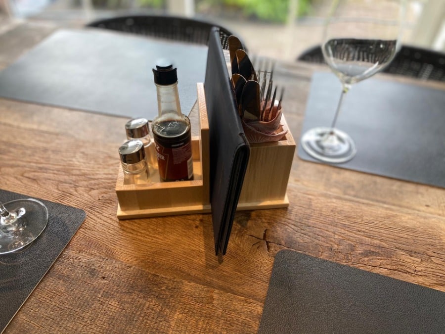 Tafelorganizer - Lichtkleurig beukenhout - Afbeelding 2